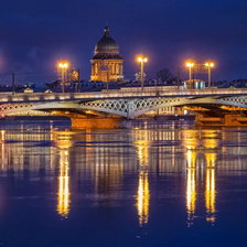 Схема вышивки «Ночной город»