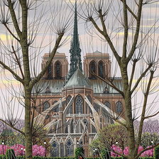 Схема вышивки «Париж»