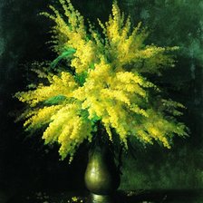 Схема вышивки «Букет мимозы»