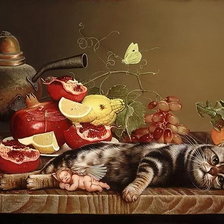 Схема вышивки «кот худ.яна мовчан»