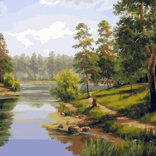 Схема вышивки «природа»