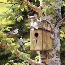 Схема вышивки «друзья»