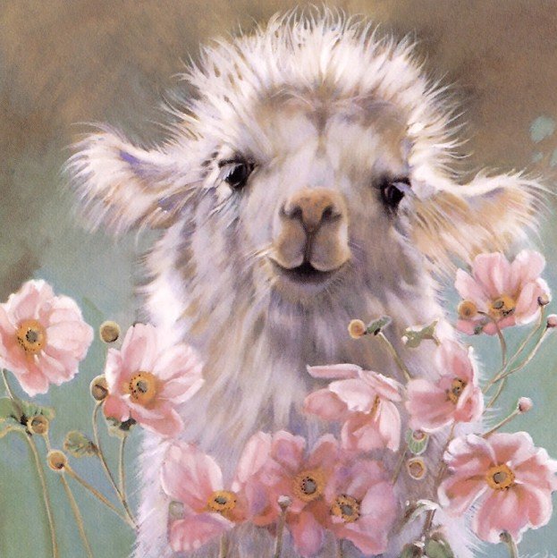 Лето. - цветы, лето, животные - оригинал