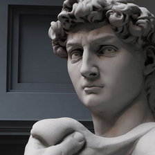 Схема вышивки «Давид Микеланджело»