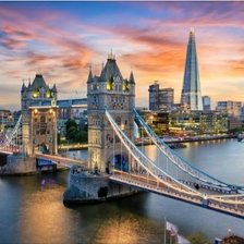 Схема вышивки «Tower bridge London»