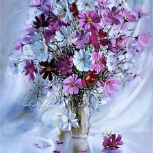 Схема вышивки «Цветы»