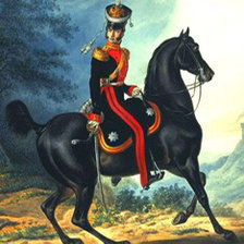Схема вышивки «Конница»