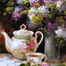 Схема вышивки «Майский чай»