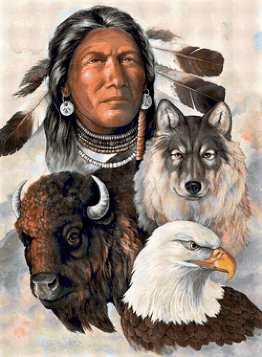 indian family 2 - люди, животные - предпросмотр