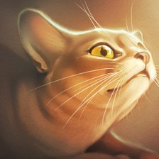 Схема вышивки «кот»