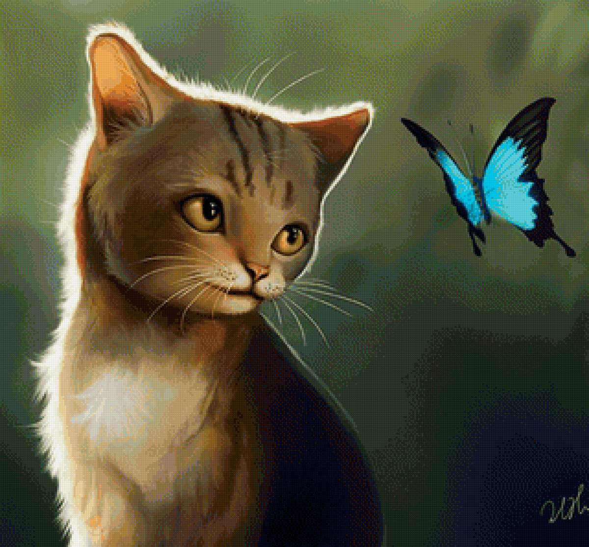 кот - кот, портрет, животные - предпросмотр