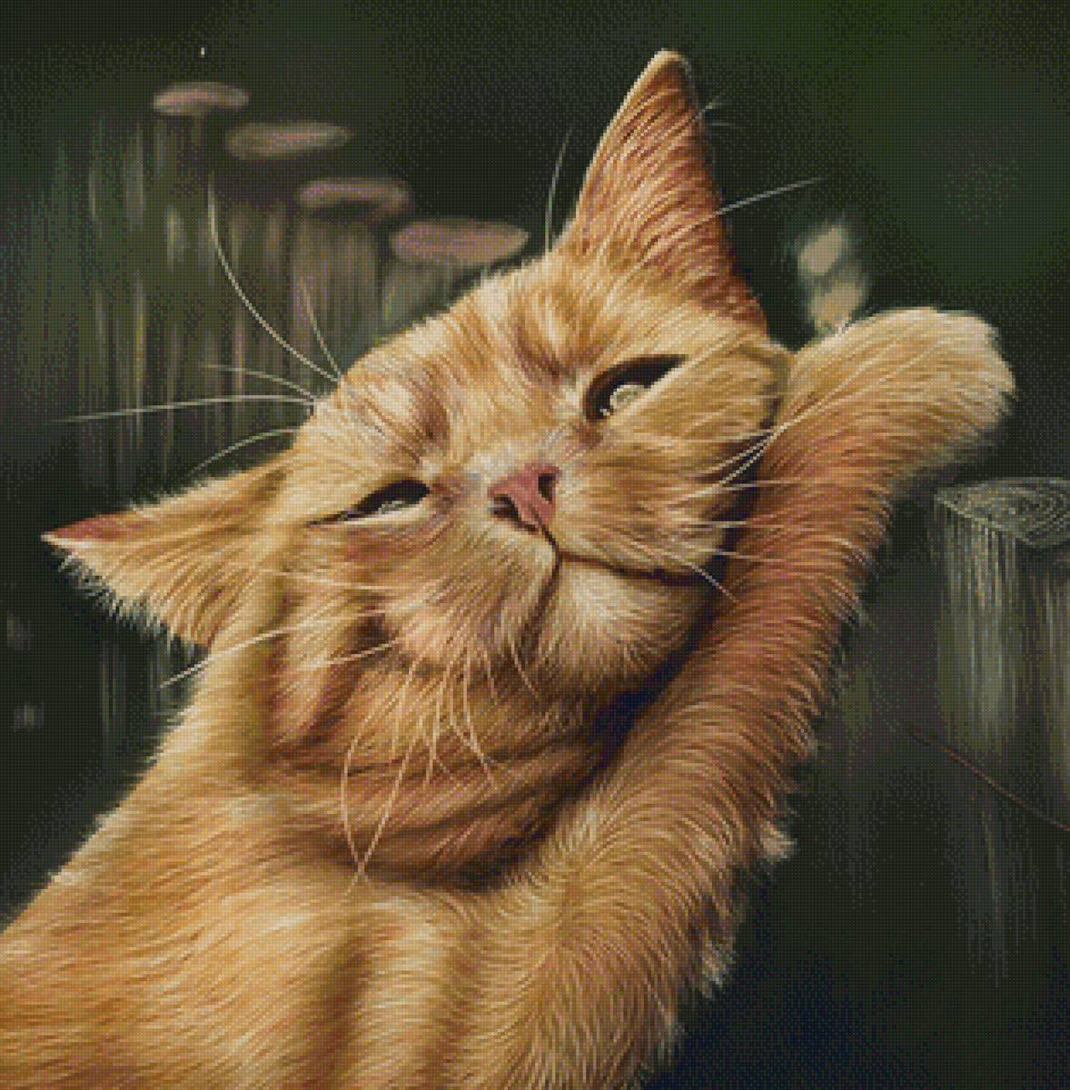 кот - кот, животные, портрет - предпросмотр