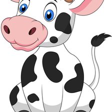 Схема вышивки «БЫЧОК»