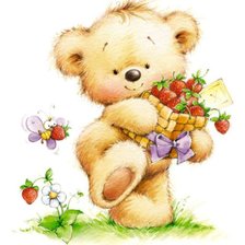 Схема вышивки «МИШКА»