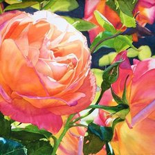 Схема вышивки «Розы»