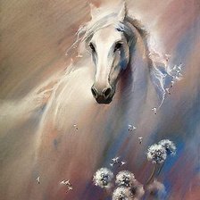 Схема вышивки «лошадь»