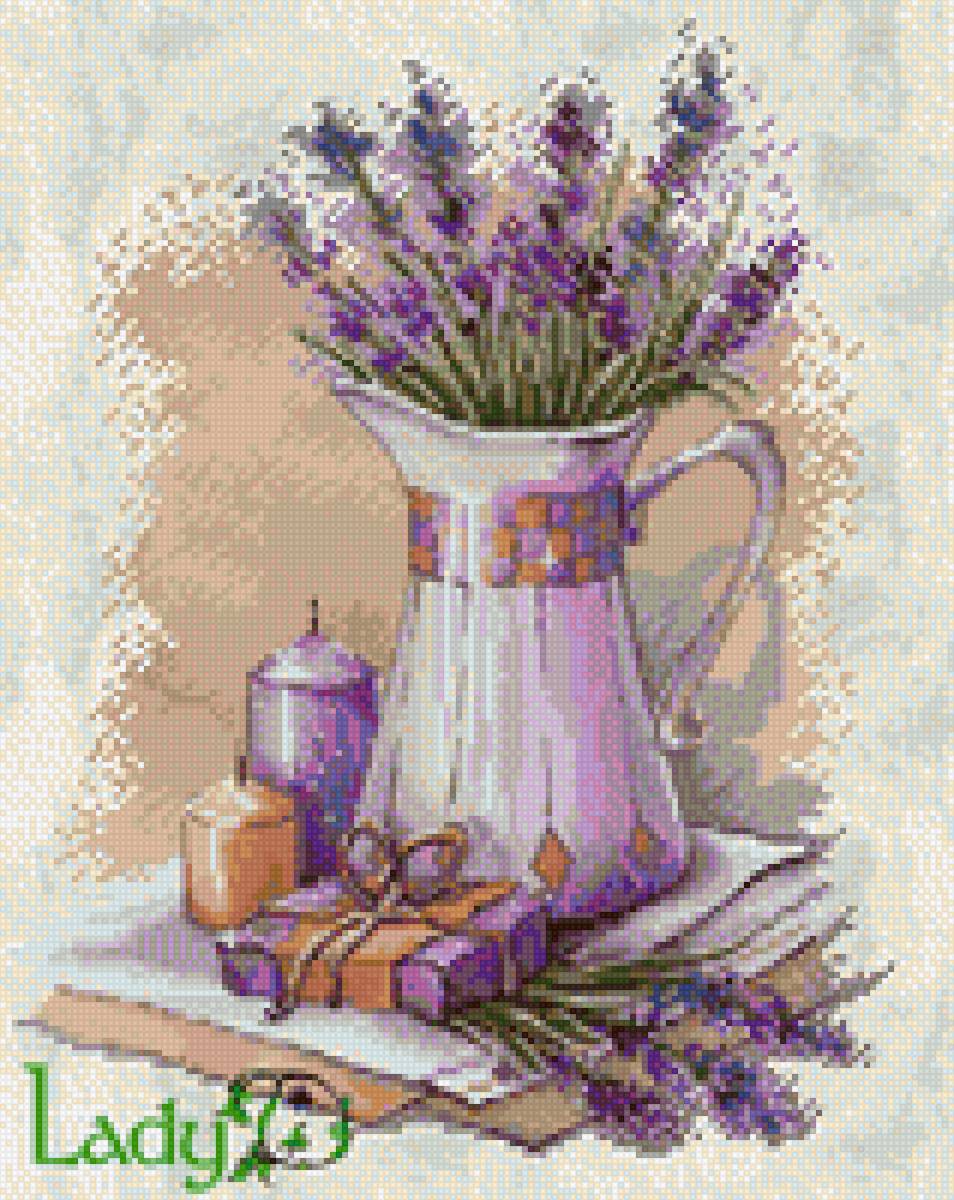 Лаванда - лаванда, винтаж - предпросмотр