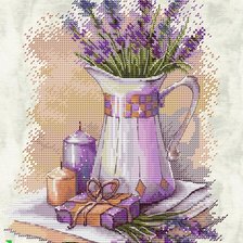 Схема вышивки «Лаванда»