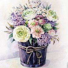 Схема вышивки «Букетик»