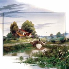 Схема вышивки «Серия рисованных картин 22»