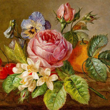 Схема вышивки «натюрморт»