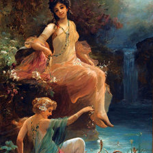 Схема вышивки «вечер»