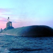 Схема вышивки «подводная лодка закат»