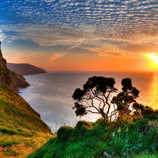 Схема вышивки «Закат»