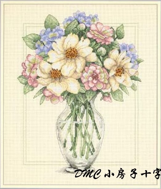 Ваза с цветами 2 - винтаж, ваза, цветы - оригинал