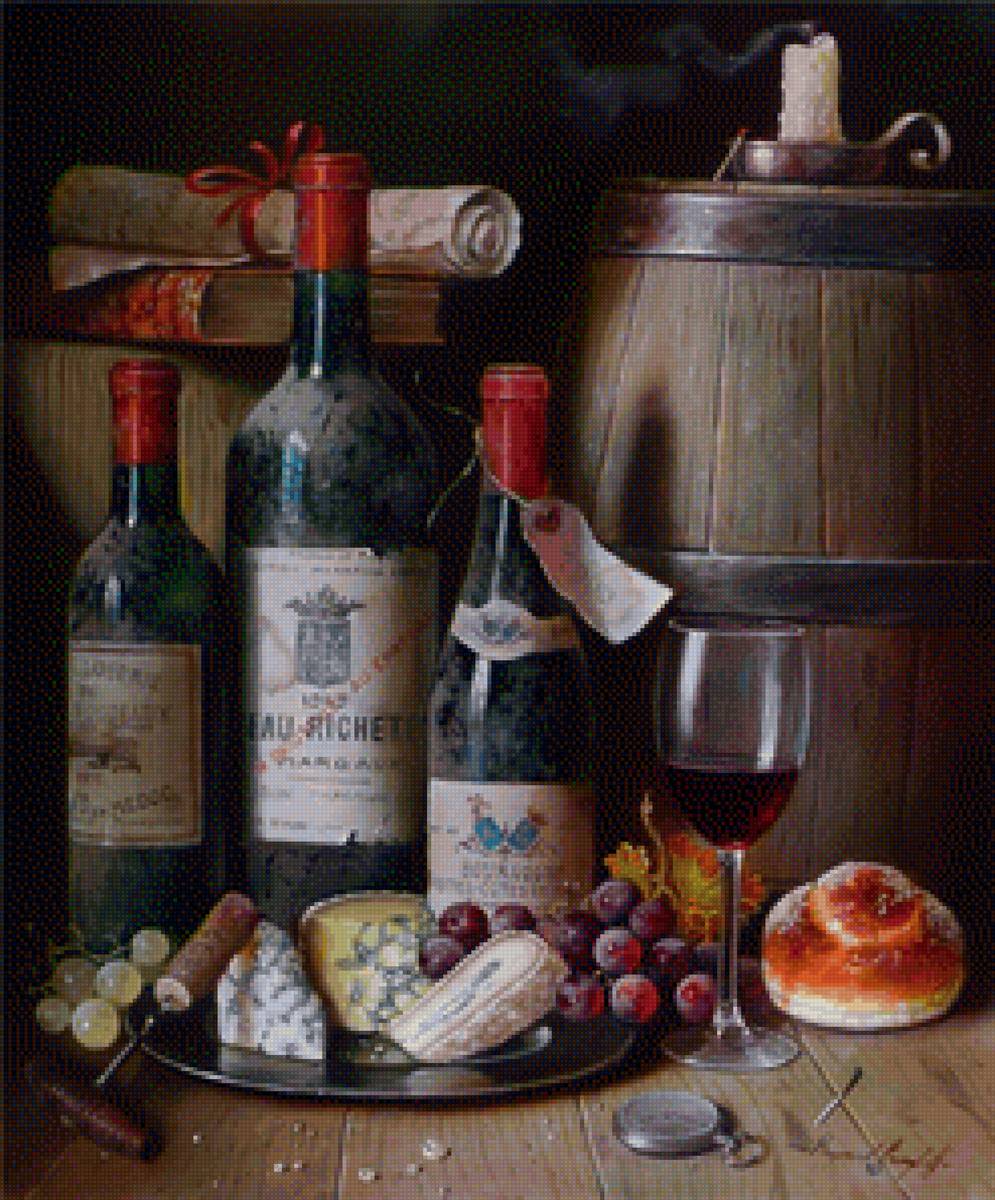 Винный погреб - сыр, вино - предпросмотр