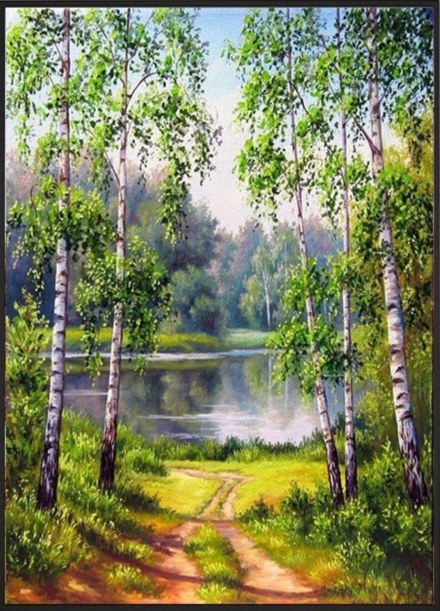 Летний пейзаж - оригинал