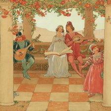 Схема вышивки «вечер»