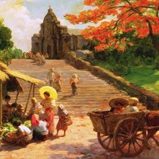 1953 Sunday Morning in the Poblacion