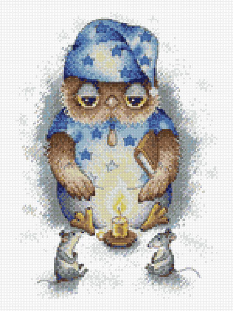 совушка и мышки - denecs - предпросмотр