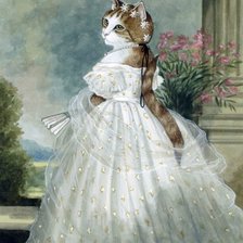 Схема вышивки «кот»