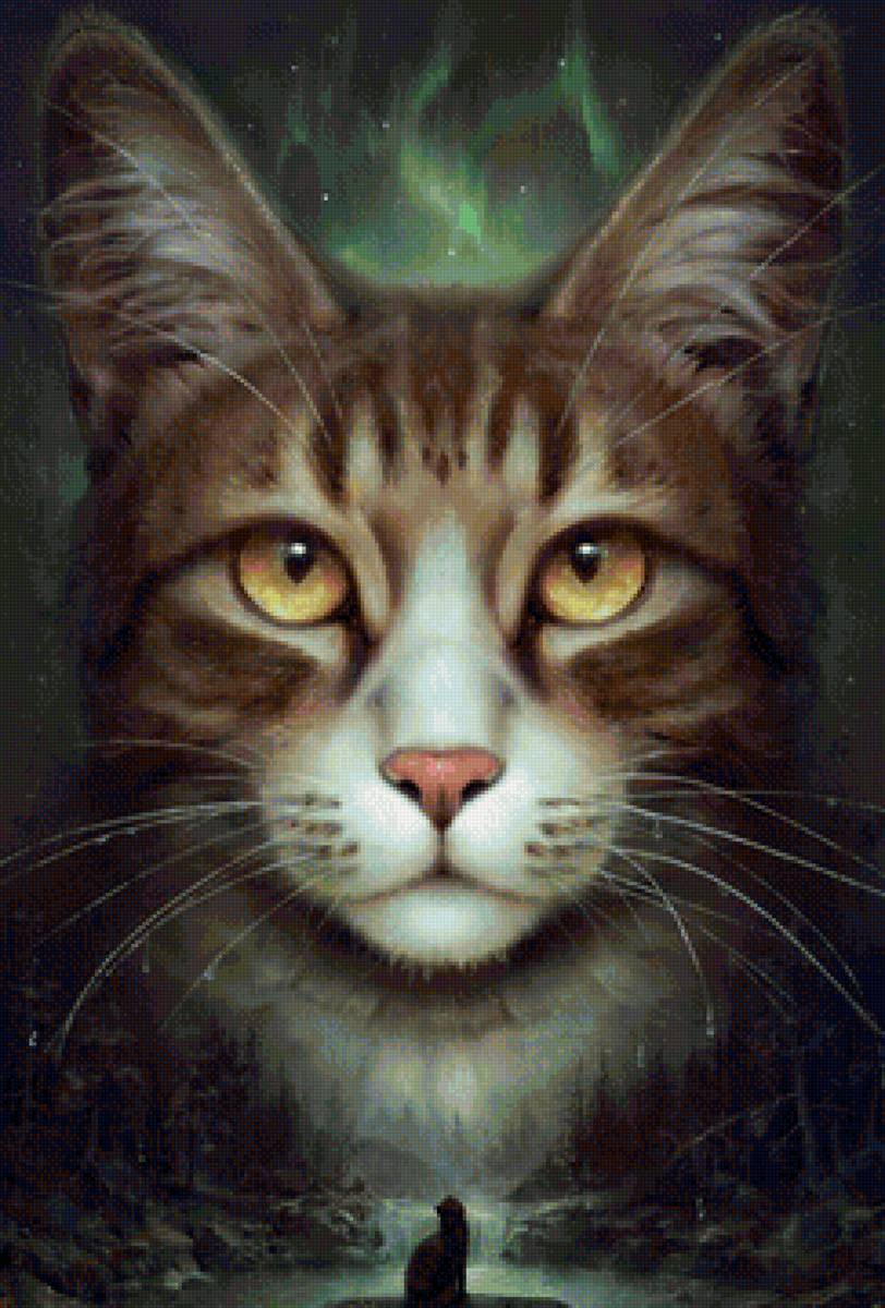 кот - животные, кот, портрет - предпросмотр