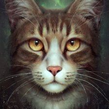 Схема вышивки «кот»