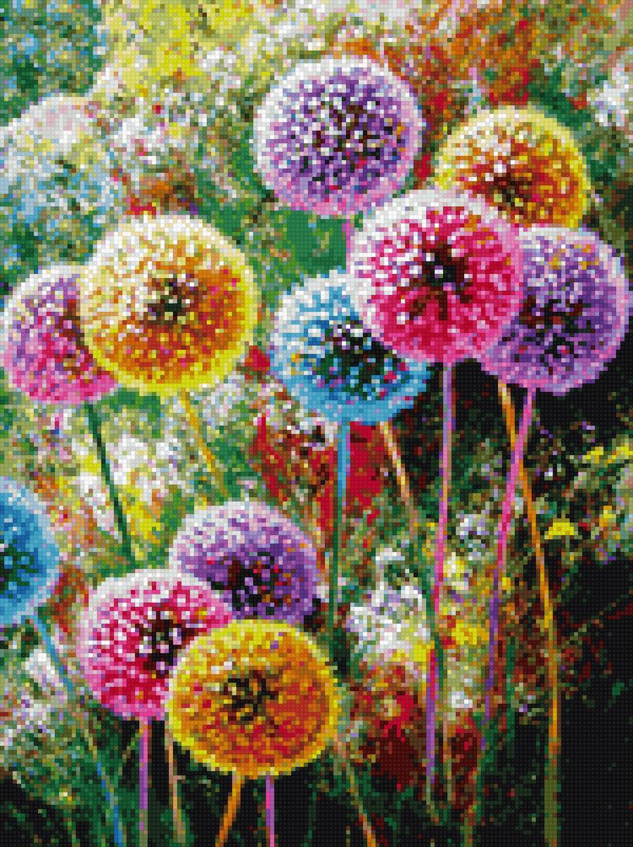 РАДУЖНЫЕ ОДУВАНЧИКИ - denecs - предпросмотр