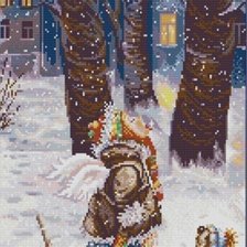 Схема вышивки «Зимнее счастье»