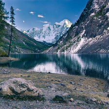 Схема вышивки «Горный пейзаж»