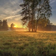 Схема вышивки «Закат»