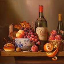 Схема вышивки «винный натюрморт худ.кемпбелл»