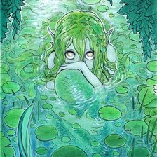 Схема вышивки «Русалка»