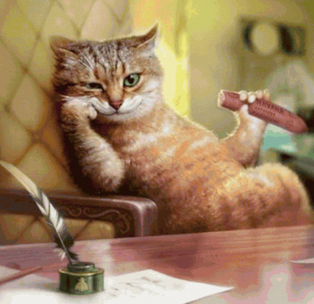 кот - животные, портрет, кот - предпросмотр