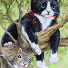 Схема вышивки «друзья»