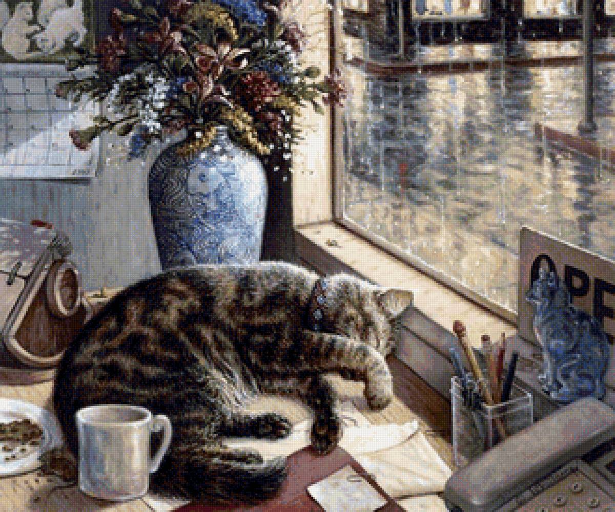 кот - кот, портрет, животные - предпросмотр