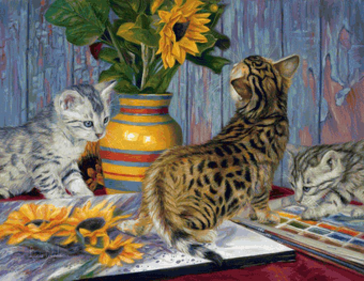 кот - кот, животные, портрет - предпросмотр