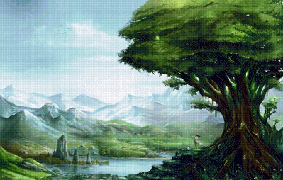 Пейзаж - природа, дерево, пейзаж - предпросмотр