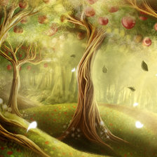 Схема вышивки «Пейзаж»