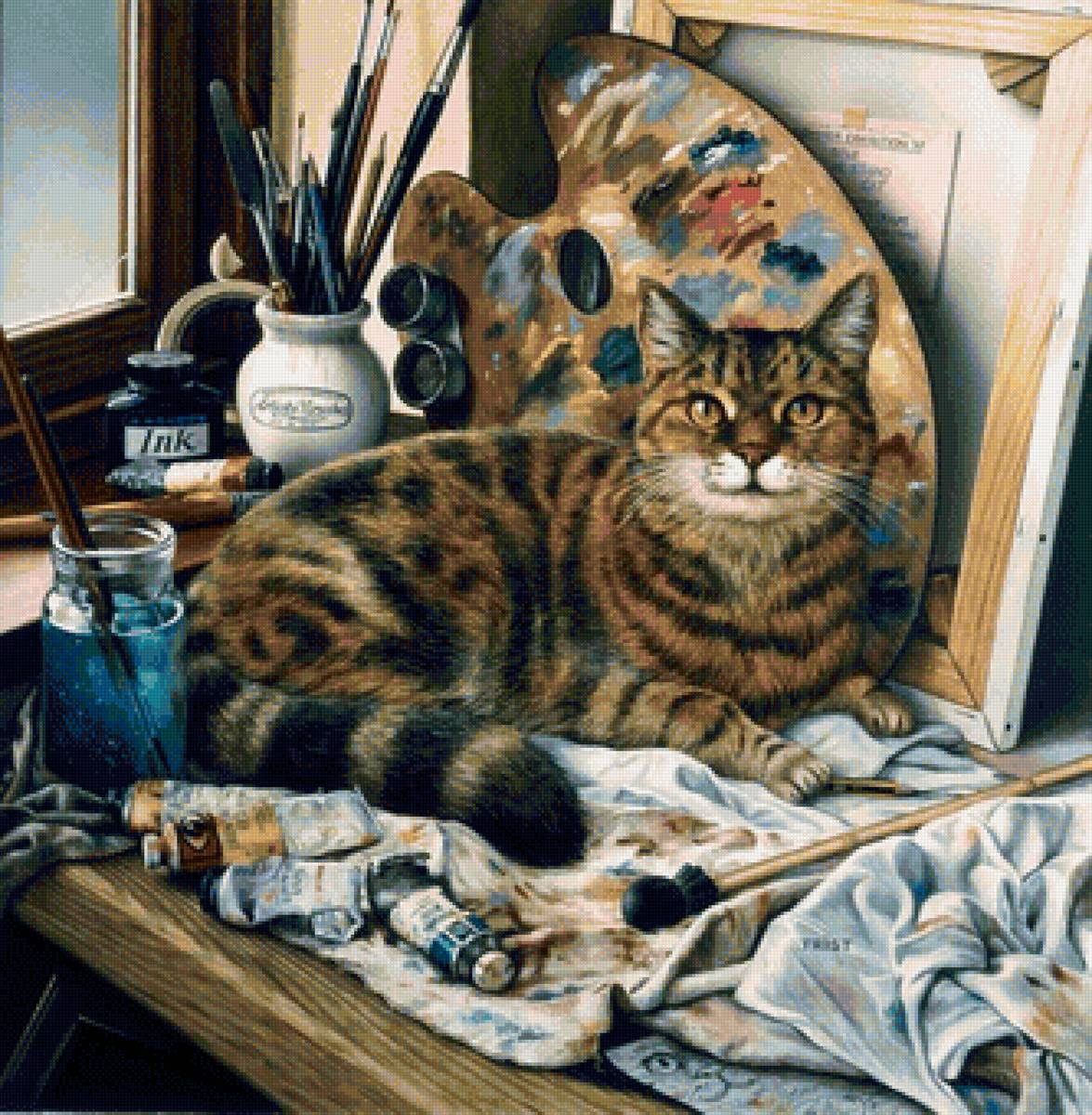 кот - портрет, животные, кот - предпросмотр